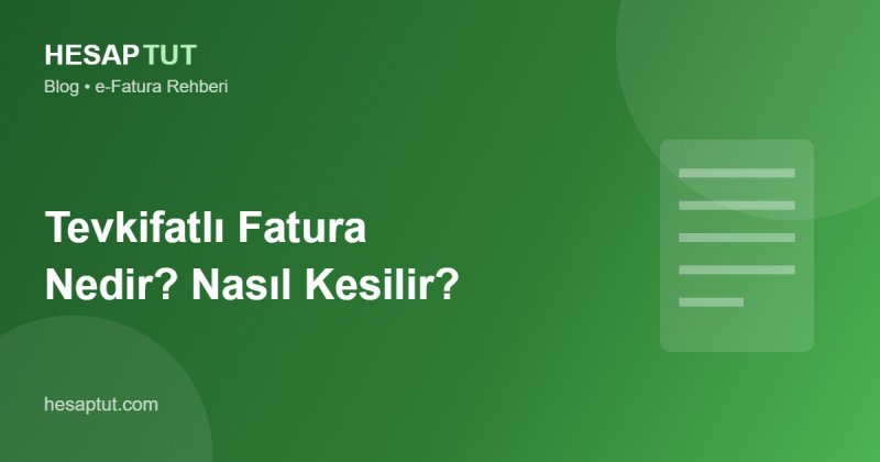 Tevkifatlı Fatura Nedir? Nasıl Kesilir?